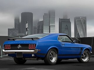 1969 Ford Mustang I, синий, 14500000 рублей, вид 5