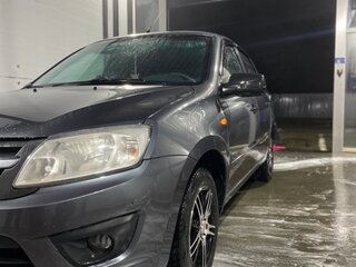 2015 Lada (ВАЗ) Granta I, серебристый, 465000 рублей, вид 3