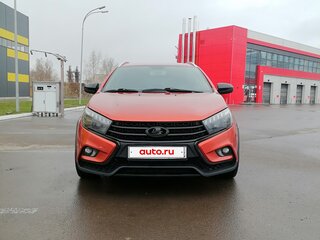 2017 Lada (ВАЗ) Vesta SW Cross I, оранжевый, 1050000 рублей, вид 5