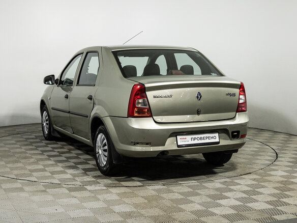 2011 Renault Logan I Рестайлинг, бежевый, 349585 рублей - вид 6