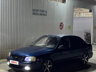 2006 Hyundai Accent ТагАЗ II, синий, 380000 рублей, вид 1