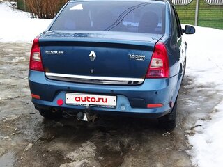 2010 Renault Logan I Рестайлинг, синий, 370000 рублей, вид 2