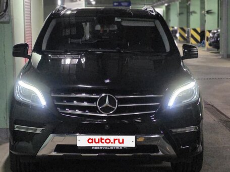 2014 Mercedes-Benz M-Класс 300 III (W166), чёрный, 2200000 рублей, вид 3