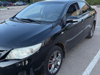 2010 Toyota Corolla X (E140, E150) Рестайлинг, чёрный, 360000 рублей, вид 2