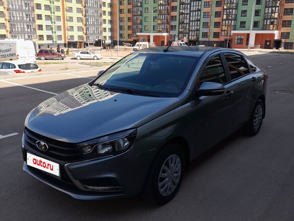 2019 Lada (ВАЗ) Vesta I, серый, 1125000 рублей - вид 1