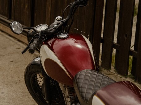 1996 Kawasaki BJ250 Estrella, красный, 350000 рублей, вид 5