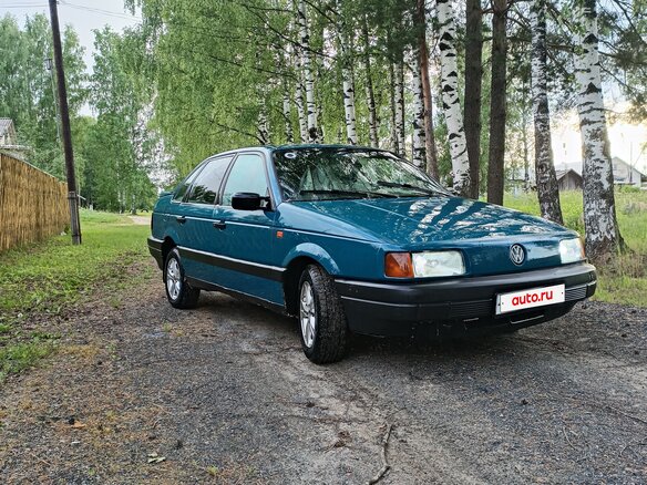 1990 Volkswagen Passat B3, зелёный, 110000 рублей - вид 10