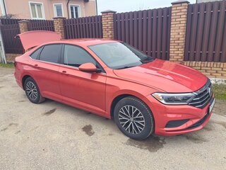 2021 Volkswagen Jetta VII, оранжевый, 1250000 рублей, вид 4