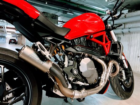 2017 Ducati Monster 1200, красный, 990000 рублей, вид 4