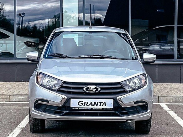 2025 Lada (ВАЗ) Granta I Рестайлинг, серебристый - вид 2