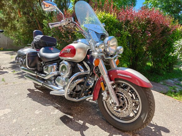 2004 Yamaha XVS1100, красный, 650000 рублей - вид 4