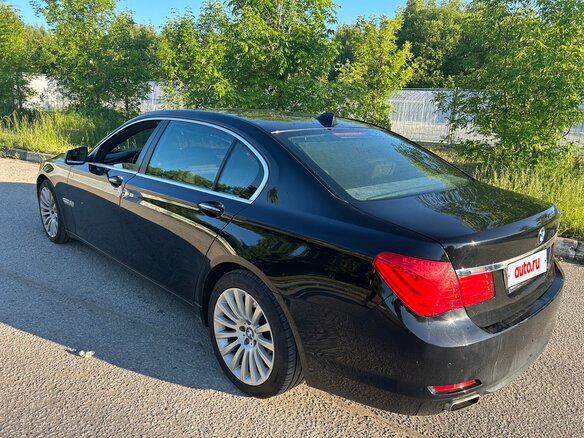 2009 BMW 7 серии Long 750Li xDrive V (F01/F02/F04), чёрный, 1180000 рублей - вид 2
