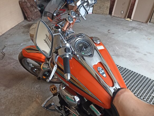 2012 Yamaha XV 1900, оранжевый, 1140000 рублей - вид 14