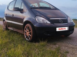 2003 Mercedes-Benz A-Класс 170 I (W168) Рестайлинг, синий, 460000 рублей, вид 2