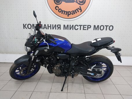 2017 Yamaha MT-07 (FZ-07), синий, 785000 рублей, вид 2