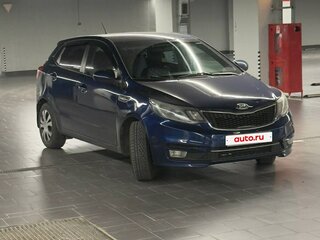 2016 Kia Rio III Рестайлинг, синий, 750000 рублей, вид 5