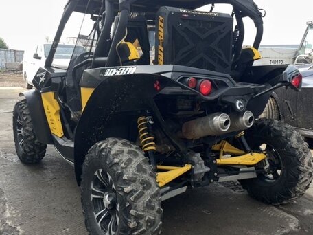 2013 BRP Can-Am Maverick X RS DPS, жёлтый, 900000 рублей, вид 4