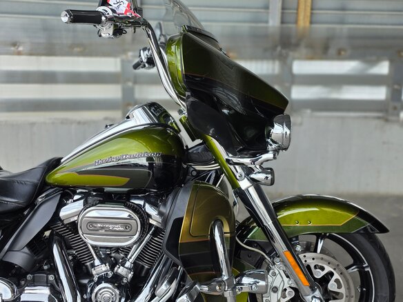 2017 Harley-Davidson CVO Limited, зелёный, 1850000 рублей - вид 3