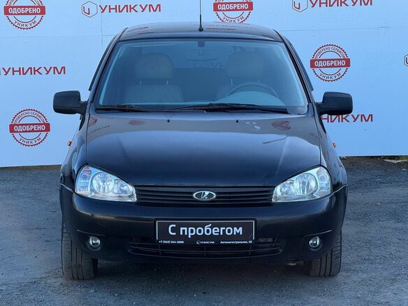2011 Lada (ВАЗ) Kalina I, чёрный - вид 7