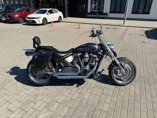 2007 Yamaha XV 1700 Warrior, синий, 1050000 рублей, вид 1