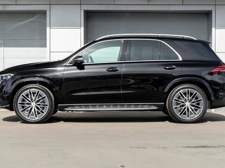 2025 Mercedes-Benz GLE AMG 53 AMG II (V167) Рестайлинг, чёрный, вид 5