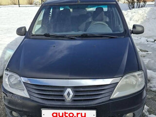 2011 Renault Logan I Рестайлинг, чёрный, 322680 рублей, вид 1