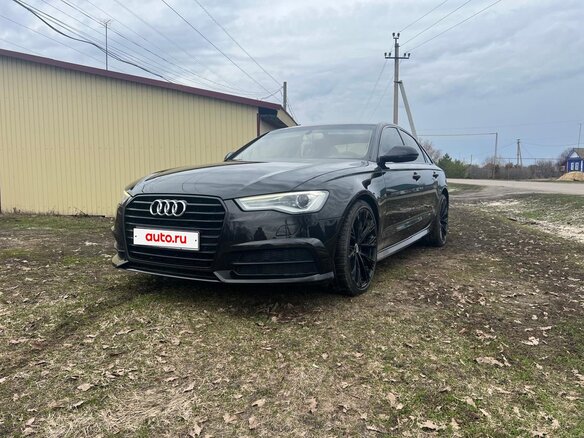 2017 Audi A6 IV (C7) Рестайлинг, чёрный, 2300000 рублей - вид 1