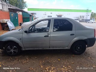 2008 Renault Logan I, серый, 135000 рублей, вид 4