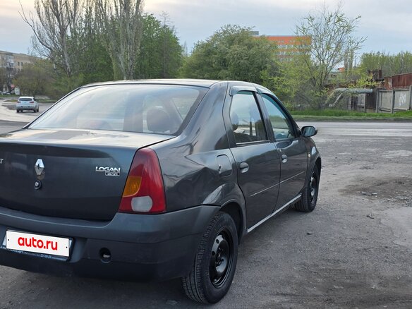 2007 Renault Logan I, серый, 250000 рублей - вид 6