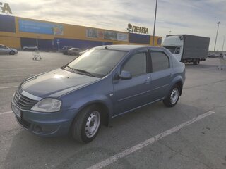 2011 Renault Logan I Рестайлинг, синий, 335000 рублей, вид 1