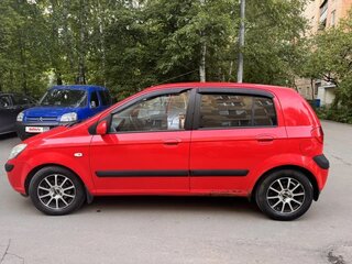 2005 Hyundai Getz I Рестайлинг, красный, 405000 рублей, вид 4