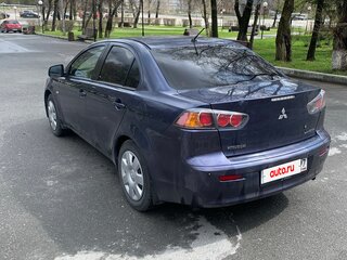 2011 Mitsubishi Lancer X Рестайлинг, синий, 535000 рублей, вид 4