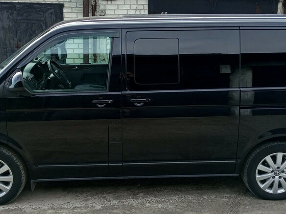 2011 Volkswagen Multivan T5 Рестайлинг, чёрный, 2800000 рублей - вид 7