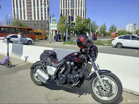1992 Yamaha V-Max 1200, белый, 210000 рублей, вид 1