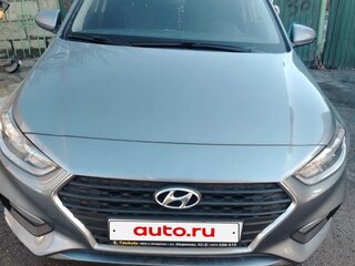 2019 Hyundai Solaris II, серый, 1050000 рублей, вид 2