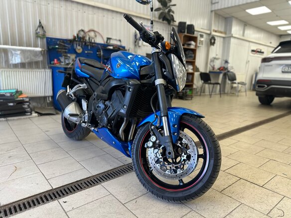 2007 Yamaha FZ1, голубой, 630000 рублей - вид 11