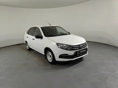 2019 Lada (ВАЗ) Granta I Рестайлинг, белый, 407267 рублей, вид 3
