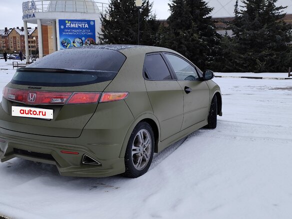 2008 Honda Civic VIII, зелёный, 980000 рублей - вид 3