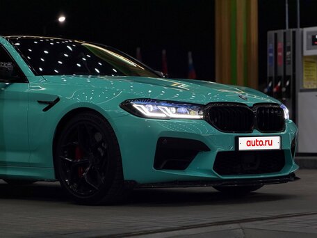 2020 BMW M5 Competition VI (F90) Рестайлинг, зелёный, 7370000 рублей, вид 4
