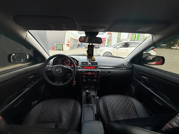2008 Mazda 3 I (BK) Рестайлинг, красный, 530000 рублей - вид 7