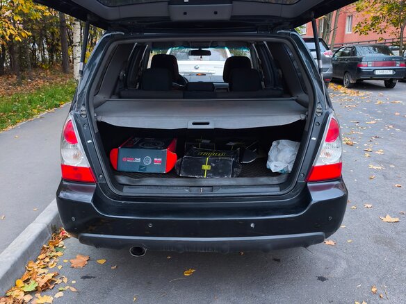 2006 Subaru Forester II Рестайлинг, чёрный - вид 9
