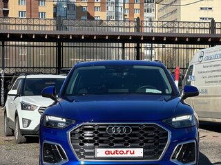 2021 Audi Q5 L 40 TFSI II (FY) Рестайлинг, синий, 5300000 рублей, вид 5
