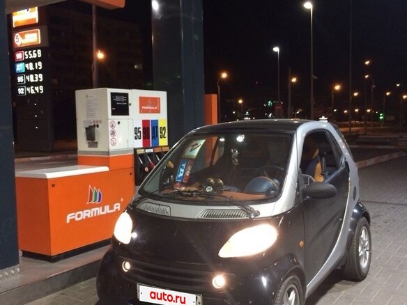 2000 Smart Fortwo City-Coupe I, серый, 250000 рублей