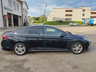 2017 Hyundai Sonata VII (LF), чёрный, 1450000 рублей, вид 4