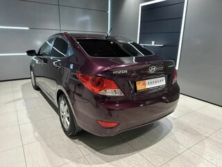 2011 Hyundai Solaris I, фиолетовый, 542000 рублей, вид 4