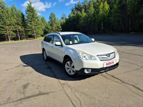 2012 Subaru Outback IV Рестайлинг, белый, 1550000 рублей