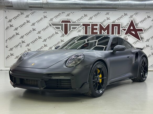 2021 Porsche 911 Turbo VIII (992), чёрный, 19500000 рублей - вид 1