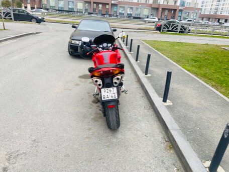 2002 Honda VFR 800, красный, 500000 рублей, вид 4