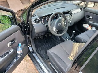 2008 Nissan Tiida I, чёрный, 525000 рублей, вид 5