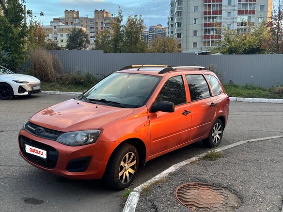 2014 Lada (ВАЗ) Kalina II, оранжевый
